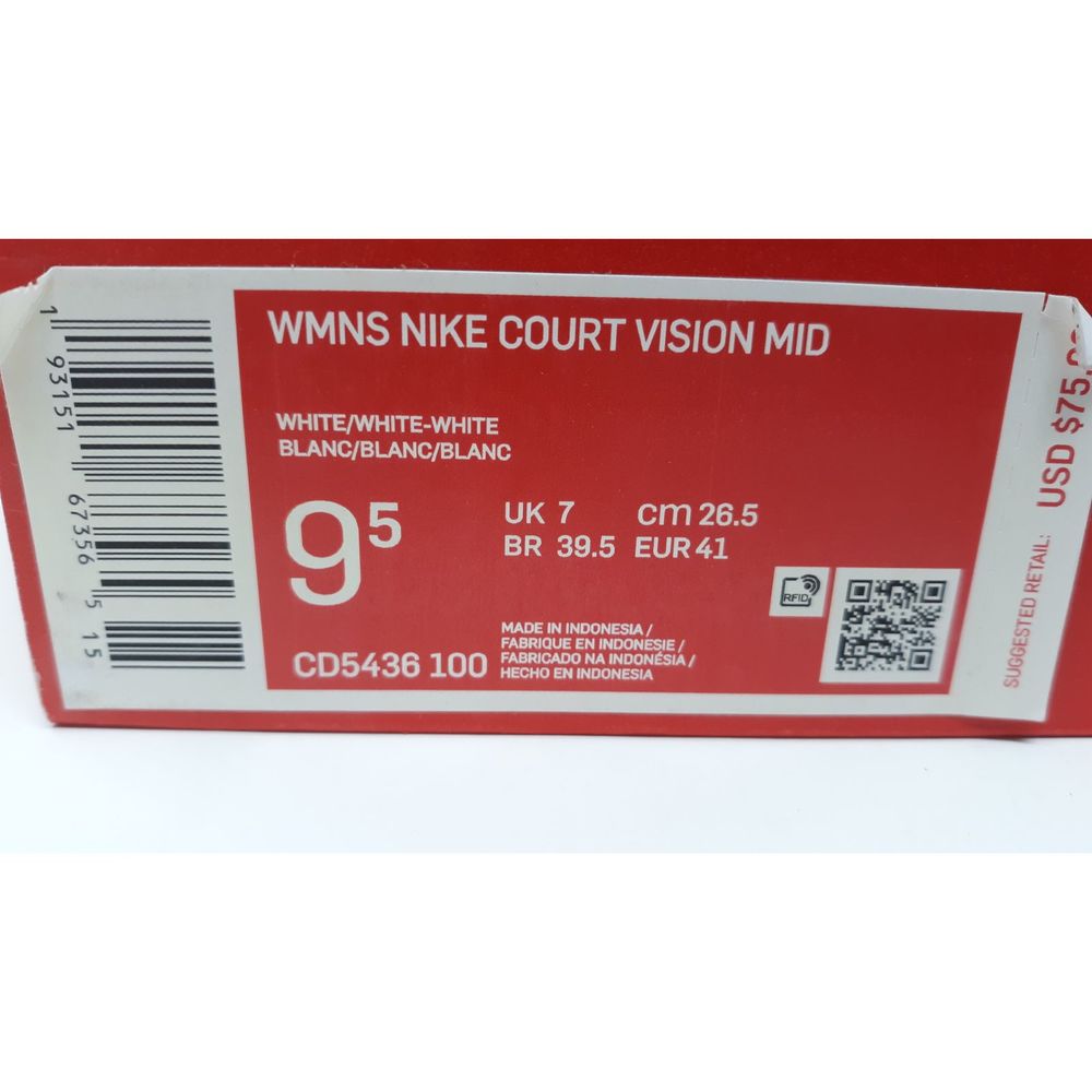 Nike Women's Court Vision Mid Sneaker - Picture 5 of 5